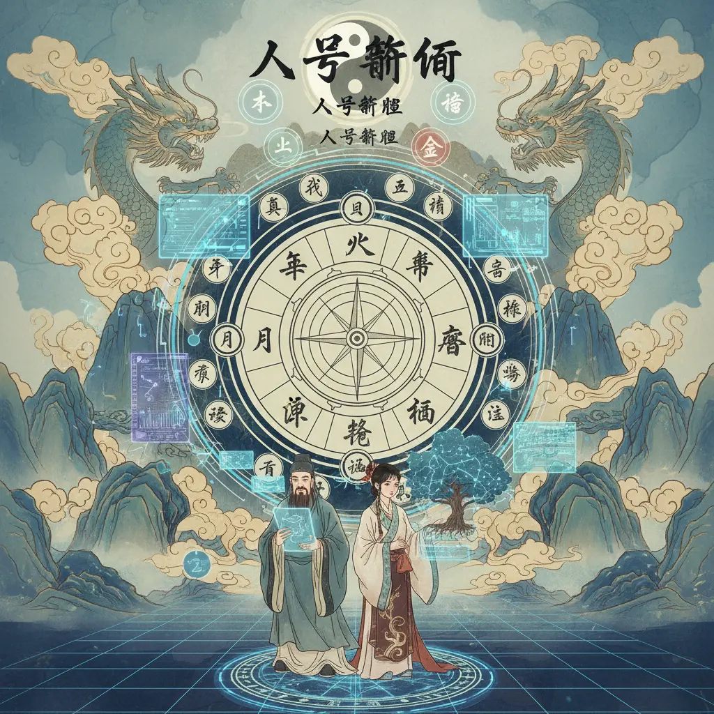 八字命盤 - 八字算命