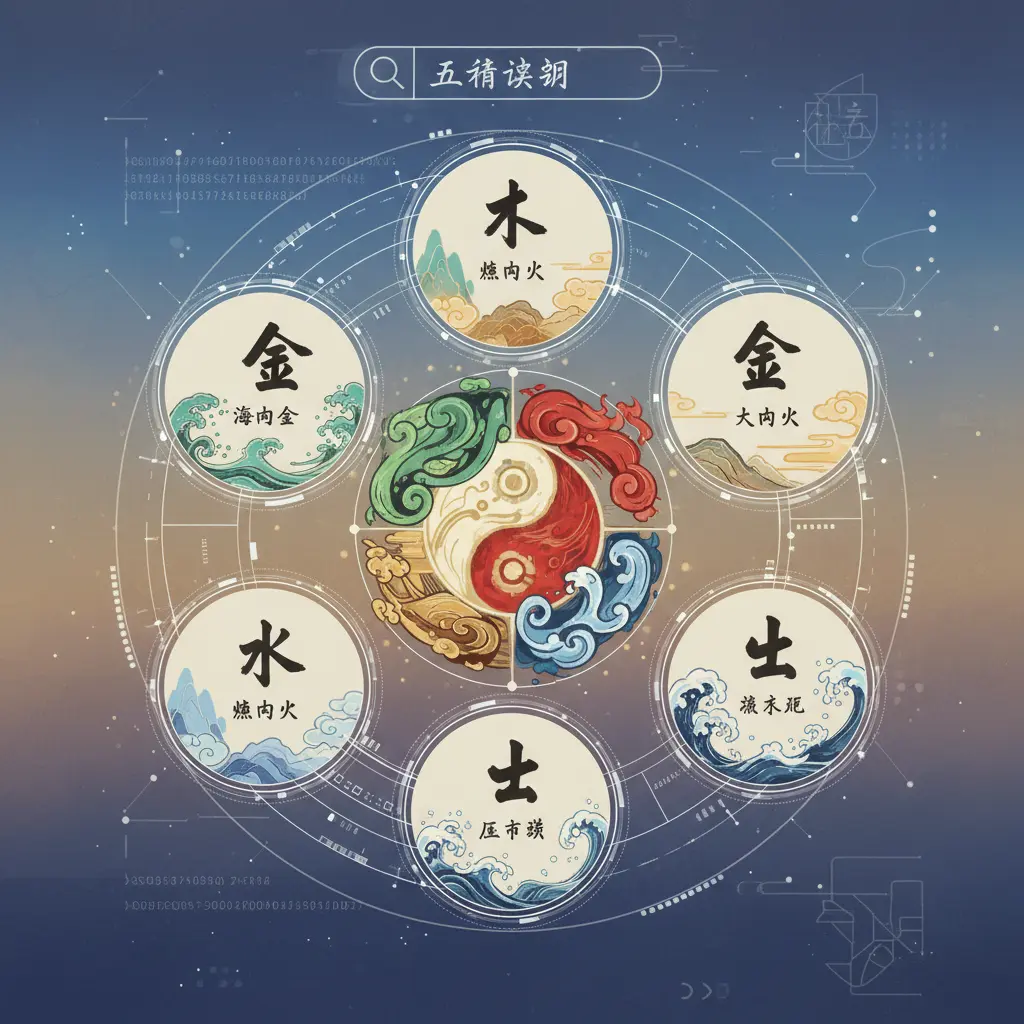 五行查詢 - 納音五行